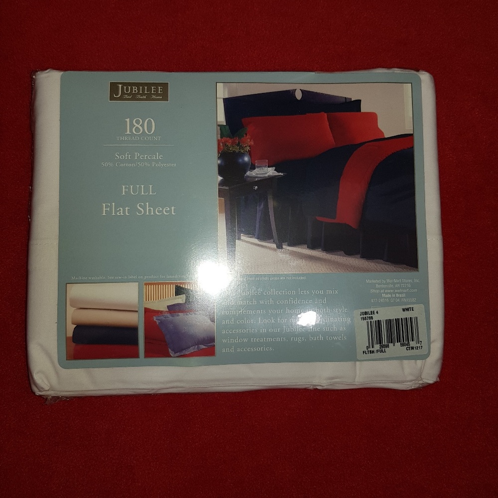 JUBILEE WHITE FULL FLAT SHEET (0165)